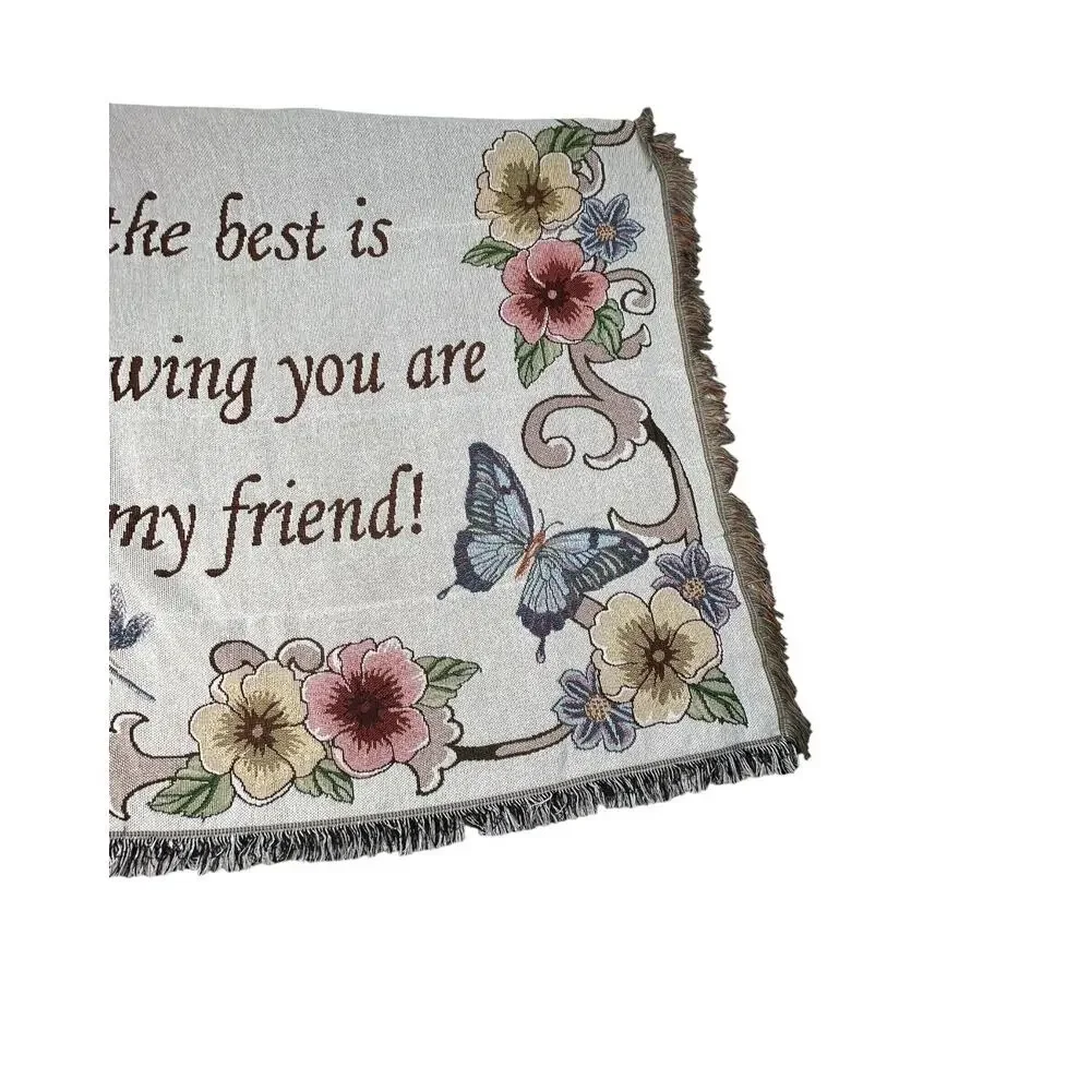 Blanket friendship tapestry